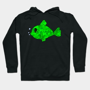 Green Fish Hoodie